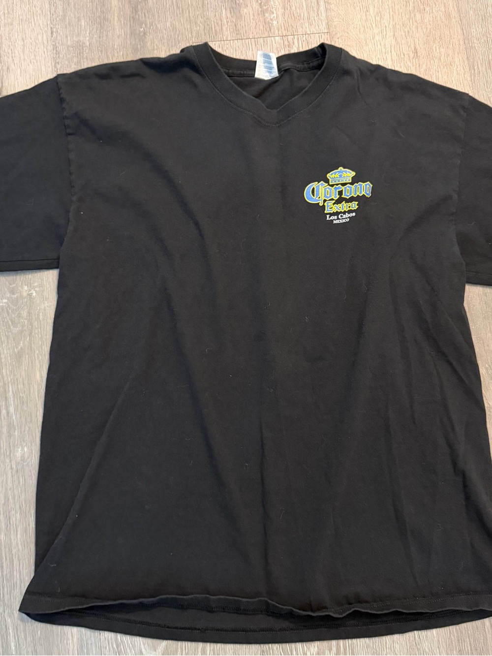 Cabo San Lucas Corona Extra Black Graphic Tee - Men